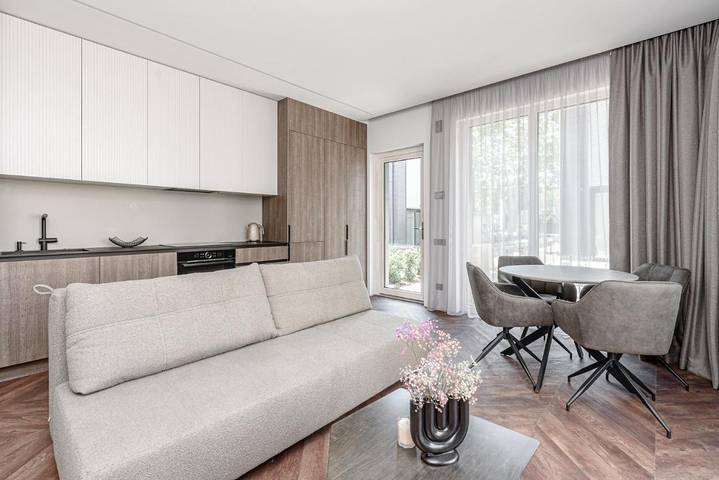 Ferienwohnung für 4 Personen, mit Garten und Ausblick in Litauen