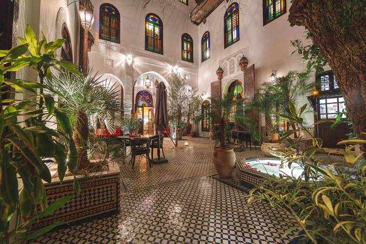 Riad pour 2 personnes, avec jardin et vue