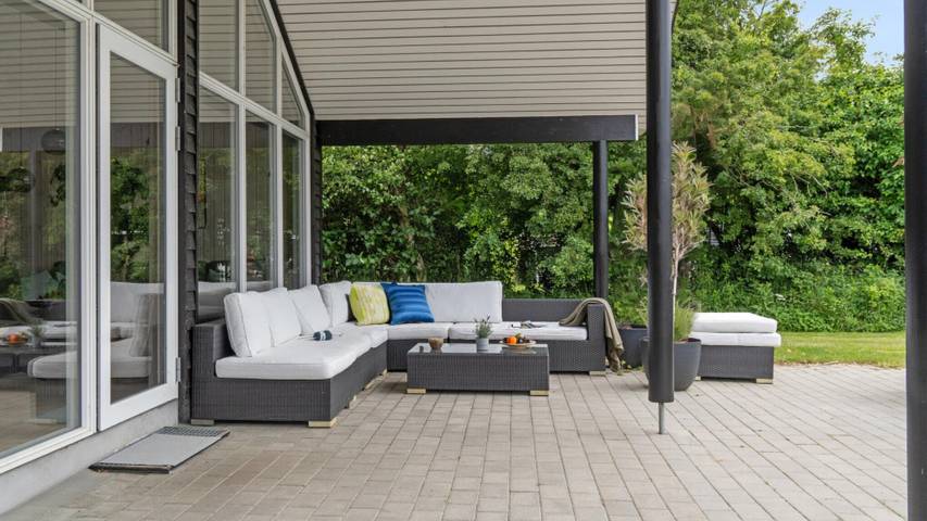 Ferienhaus für 16 Personen, mit Garten und Sauna sowie Terrasse