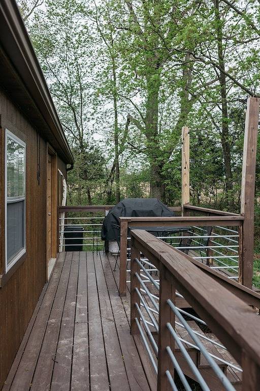 Damm in der Nähe des Lake of Egypt Kabinen - die Türkenklappe in Illinois