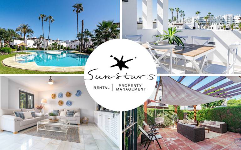 Vacation rental for 8 people, with Terrace and Garden as well as Pool and View in Marbella