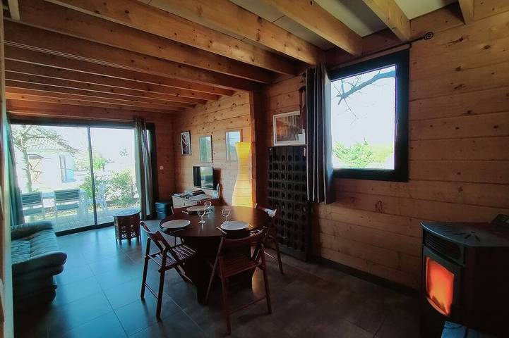 Chalet pour 6 personnes, avec terrasse et jardin - 1