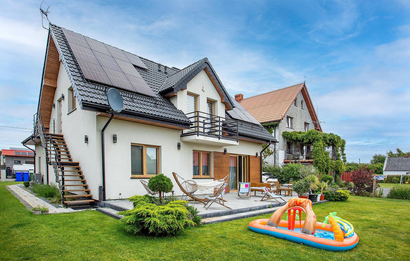 Ganze Ferienwohnung, Ferienwohnung für 4 Personen mit Terrasse in Nowęcin, Polnische Ostsee