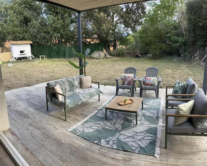 Location de vacances pour 6 personnes, avec Terrasse et Jardin à Saint-Jean-Pla-de-Corts