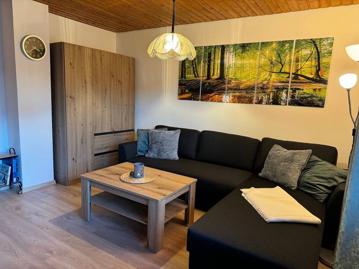 Ganze Wohnung, Ferienwohnung Bauer" mit Bergblick, privater Terrasse und Wlan in Arnbruck, Ostbayern