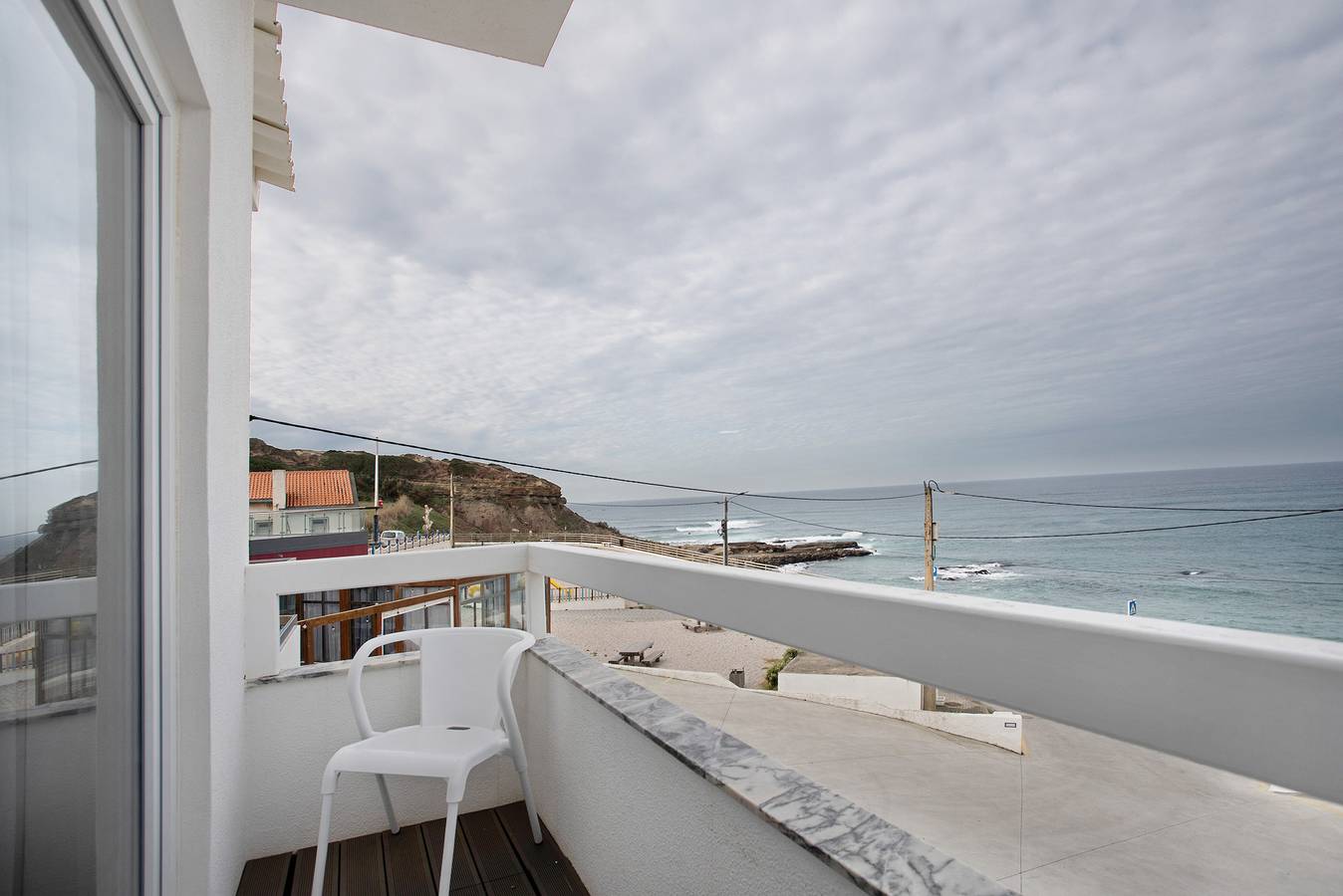 Zimmer 'Vista Mar 1' mit Balkon und Wi-Fi in Ribamar, Lissabon Distrikt