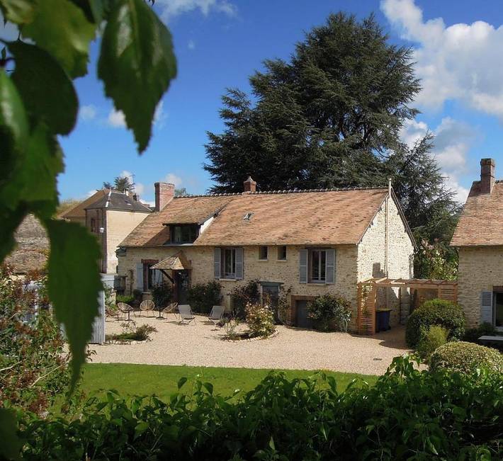 Gîte pour 9 personnes, avec vue et jardin à Chambray (homonymie)