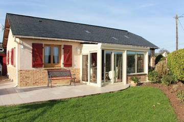 Gîte pour 4 personnes, avec jardin et terrasse, animaux acceptés en Seine-Maritime