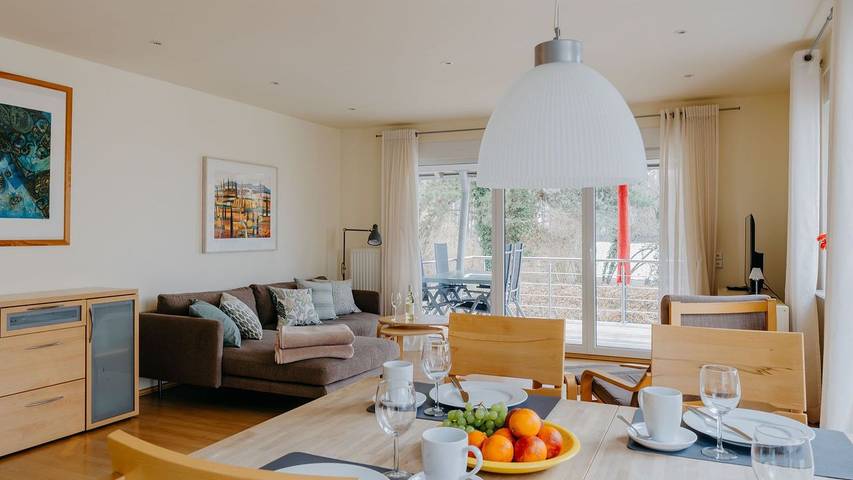 Ferienhaus für 4 Personen, mit Balkon und Ausblick in Meersburg