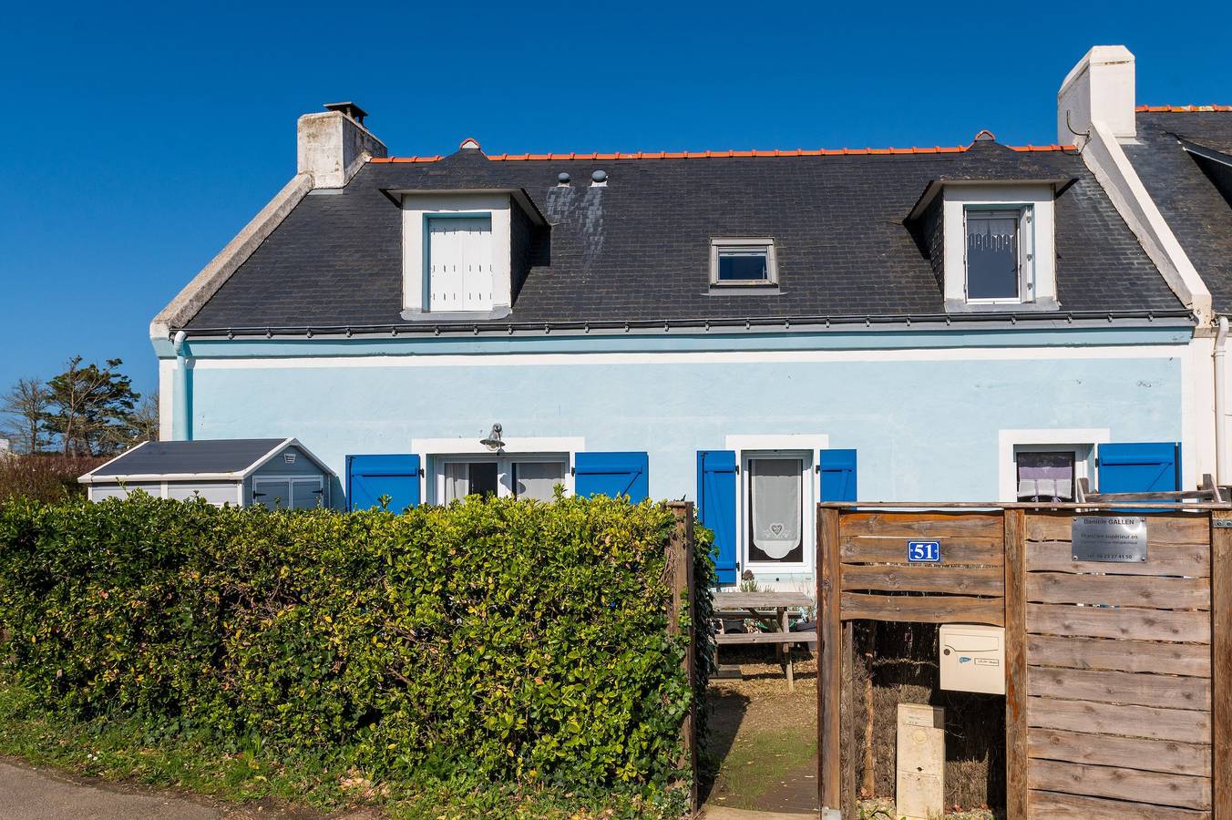 Habitación de huéspedes en Sauzon con Wi-Fi rápido, cerca de la playa in Sauzon, Côte des Mégalithes