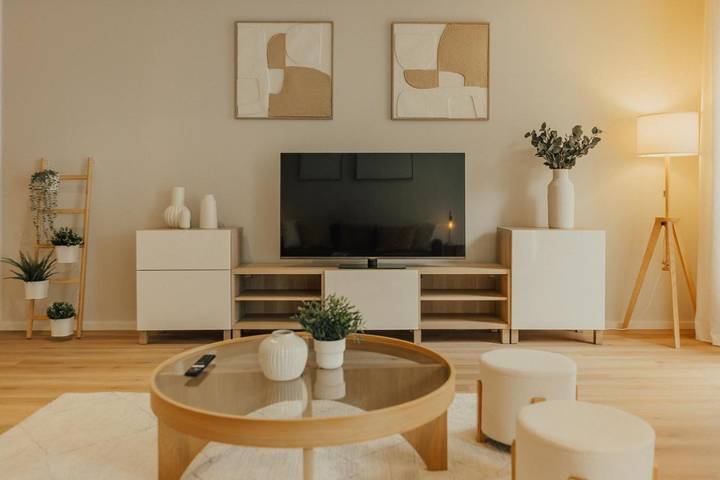Appartement de vacances pour 6 personnes, avec piscine et vue