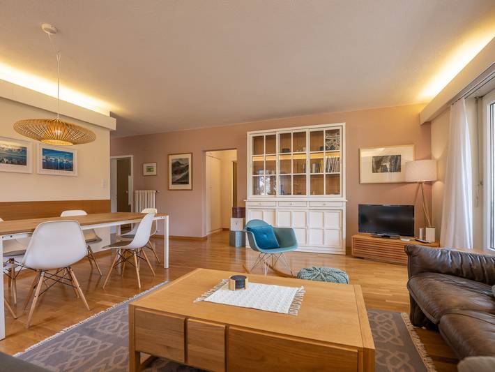 Ferienwohnung für 4 Personen, mit Garten und Seeblick in St. Moritz