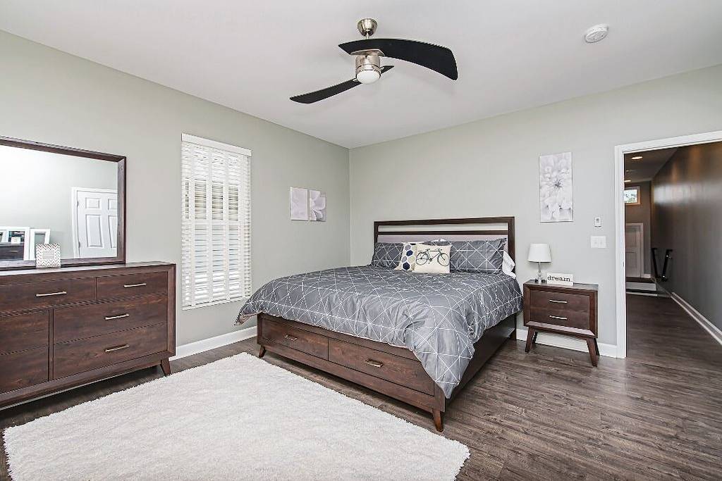 The Cycle Inn - auf dem Monon Trail in der Innenstadt von Indy in Indianapolis, Indiana