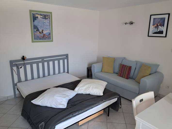 Hel lejlighed, Apartment 'T2' with Mountain View, Private Garden and Wi-Fi in La Tour-en-Maurienne, Massif de la Vanoise