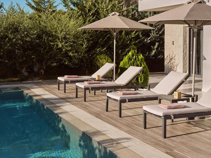Ferienhaus für 7 Personen, mit Garten und Pool sowie Ausblick in Kalamaki - 3