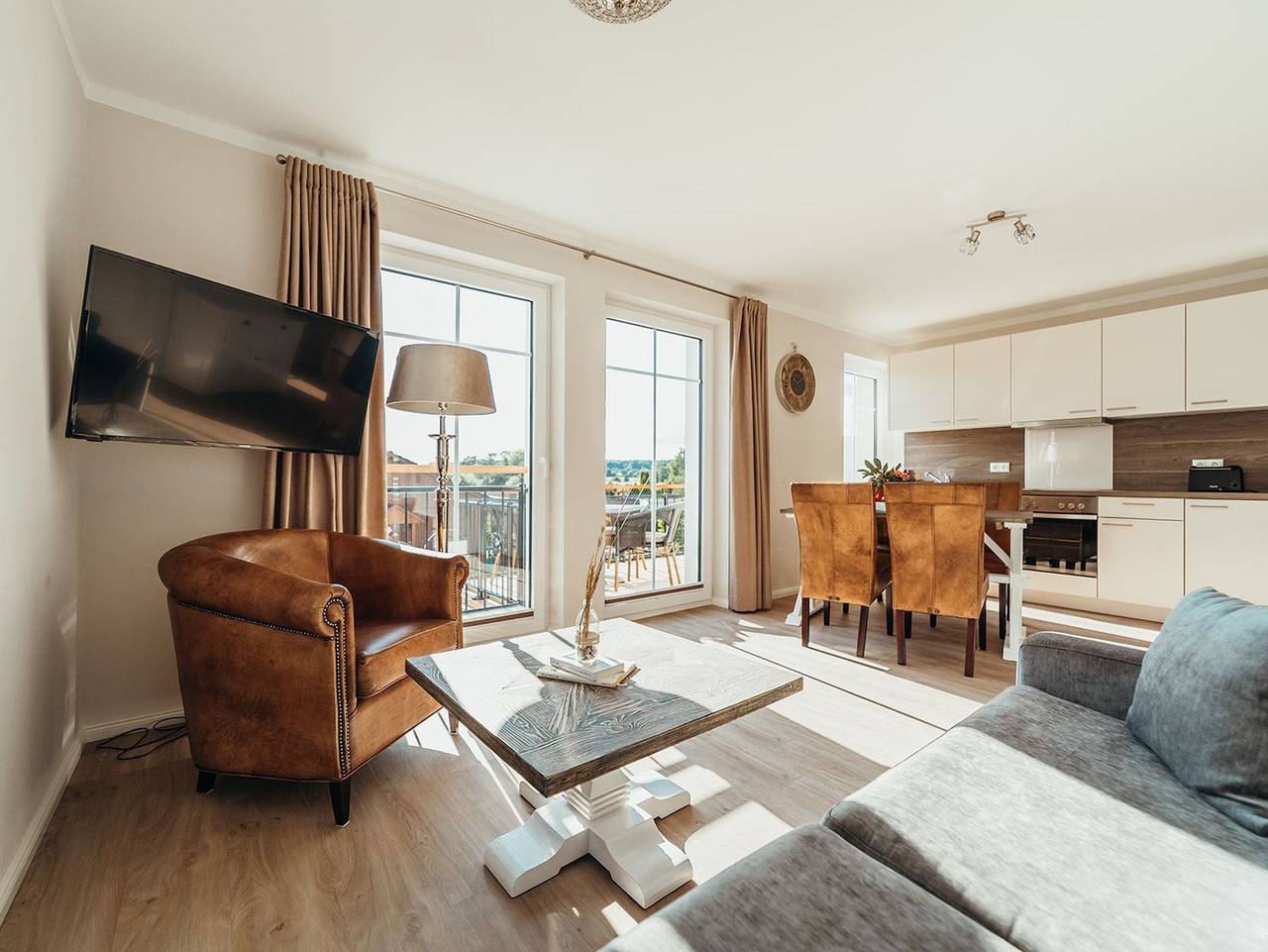 Ganze Ferienwohnung, Villa Ocean View - View 7, 2 Zi., 41m², Eg Balkon in Haffkrug, Ostholstein