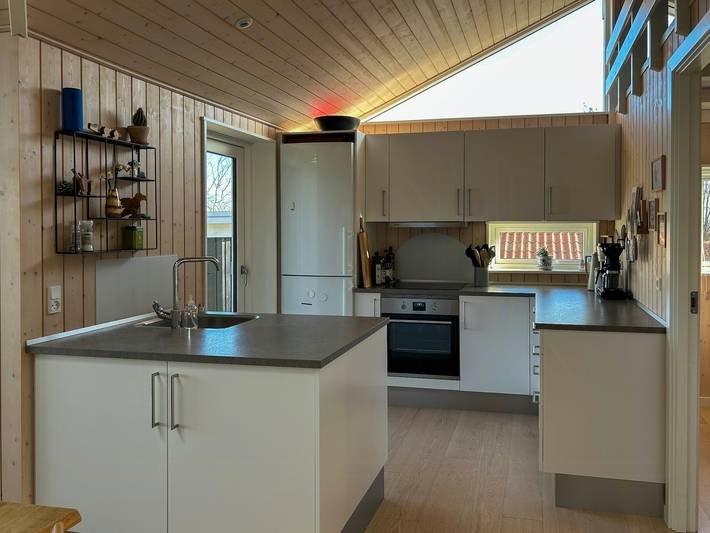 Ferienhaus in erster Reihe an der Dalby-Bucht in Mesinge, Kerteminde und Umgebung