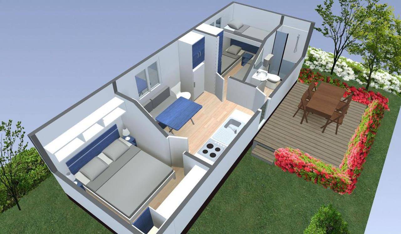 Casa vacanza per 5 persone con giardino in Peschiera del Garda, Prealpi Gardesane