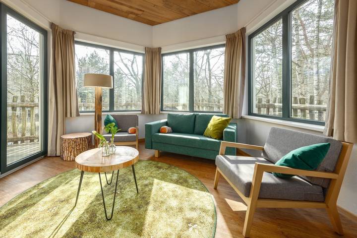 Ferienhaus für 4 Personen, mit Balkon/Terrasse und Garten in Bispingen