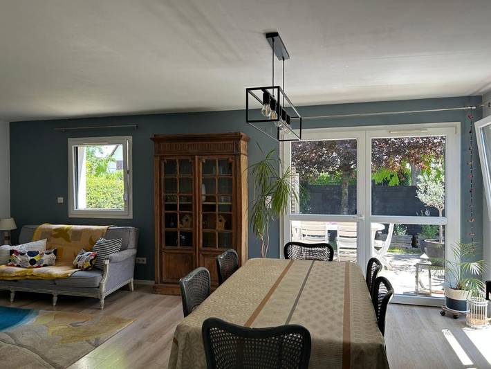 Gîte pour 6 personnes, avec jardin et terrasse à Lampertheim