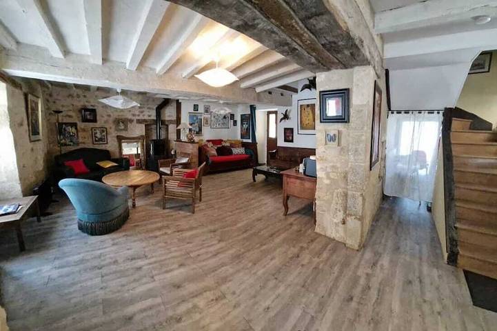 Maison de vacances pour 12 personnes, avec jardin, animaux acceptés
