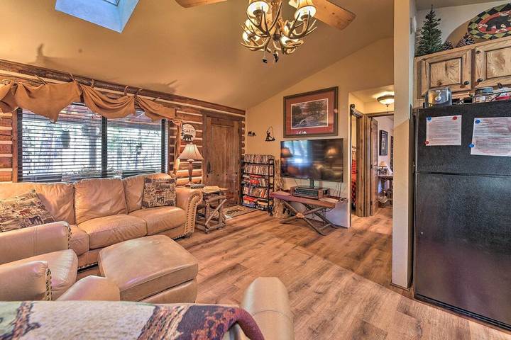 Blockhütte für 6 Personen, mit Garten - 1