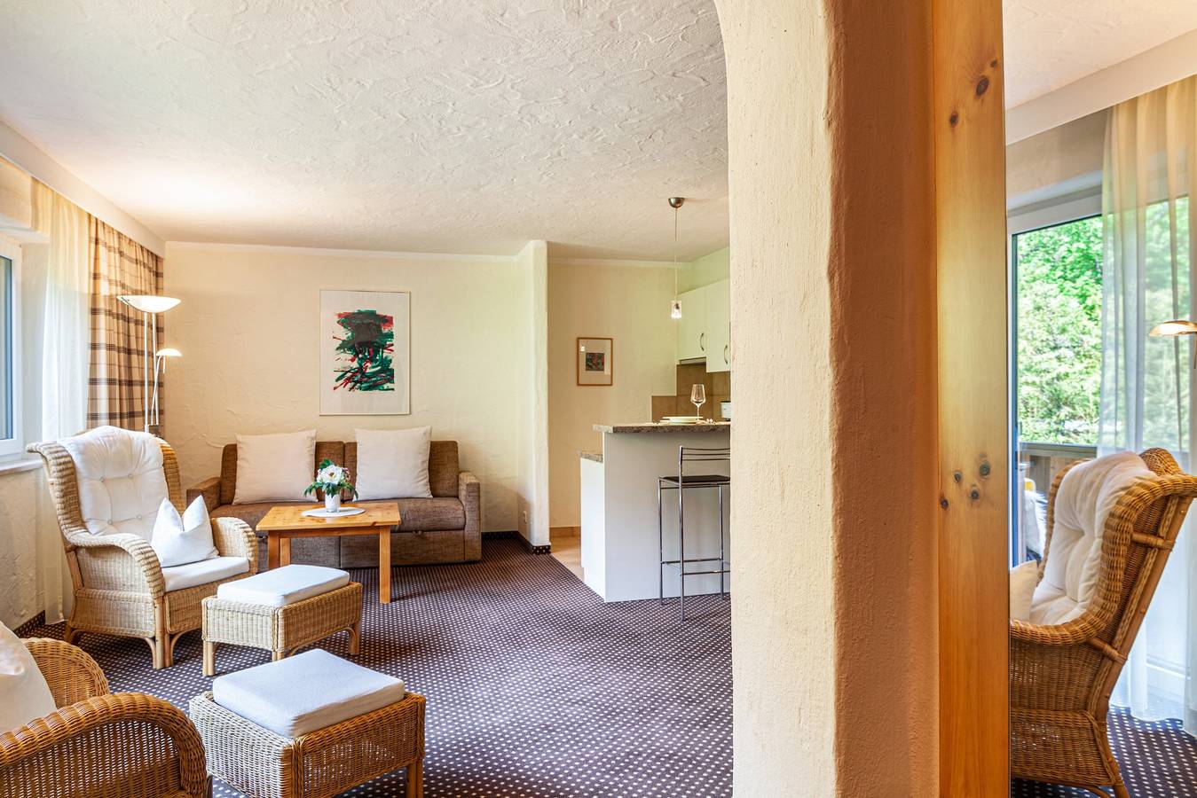 Ganze Wohnung, Ferienwohnung W6 Haus Ganghofer mit Bergblick, Balkon und Wlan in Leutasch, Innsbruck Land