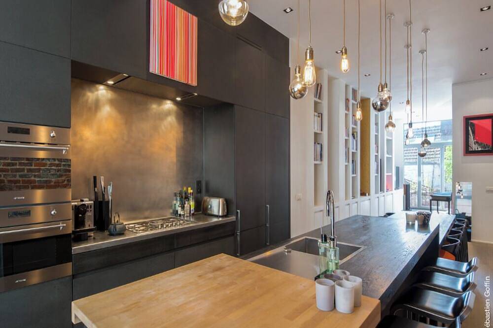 Geheel appartement, Flagey Terrace Design residence in Elsene, Brussel en omgeving