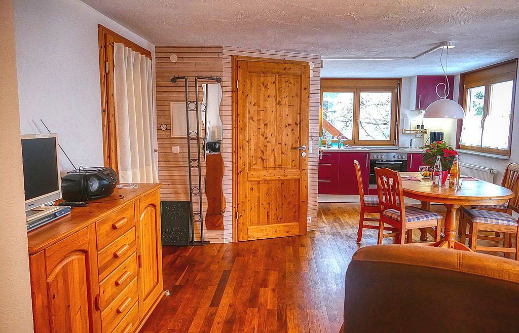 Ganze Ferienwohnung, Ferien-Apartment Ott-Wegmann - 1-Raum--Apartment mit Terrasse und Sitzplatz in Öhningen, Untersee