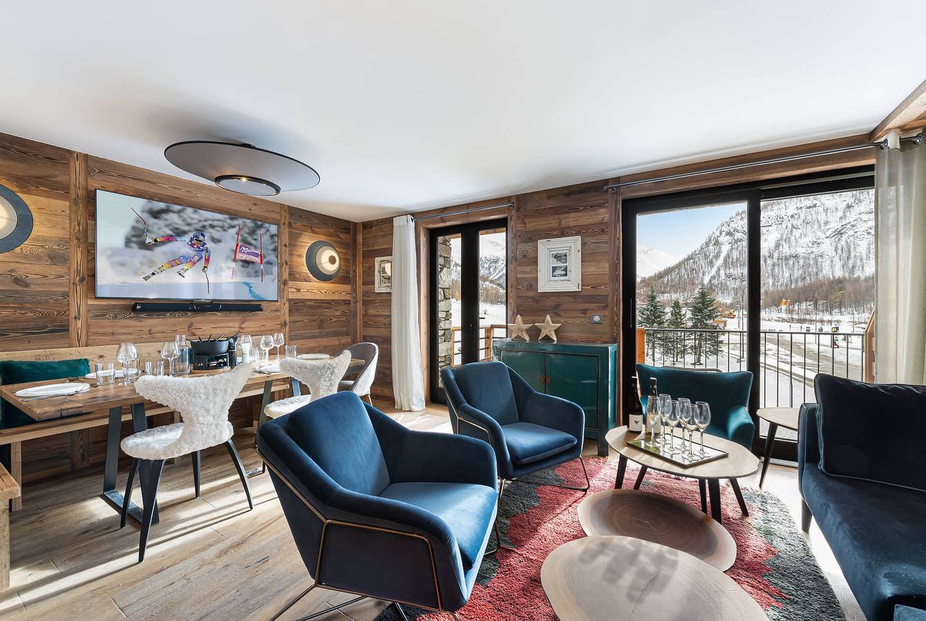 Apartamento vacacional entero, Apartamento de vacaciones para 6 personas con balcón/terraza in Val-d'Isère, Macizo del Ruitor