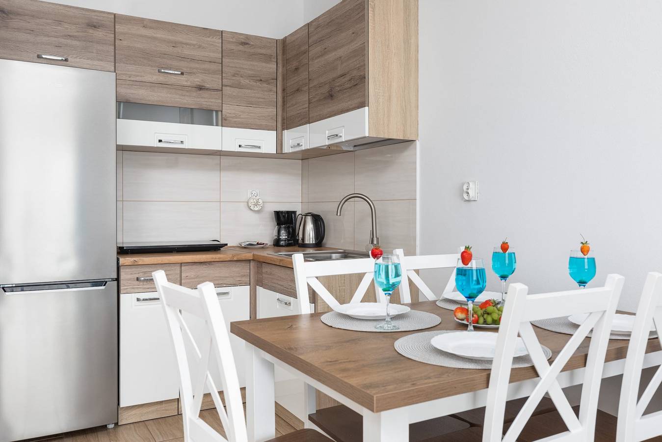 Ganze Wohnung, Ferienwohnung für 4 Personen mit Balkon/Terrasse in Dziwnówek, Wollin