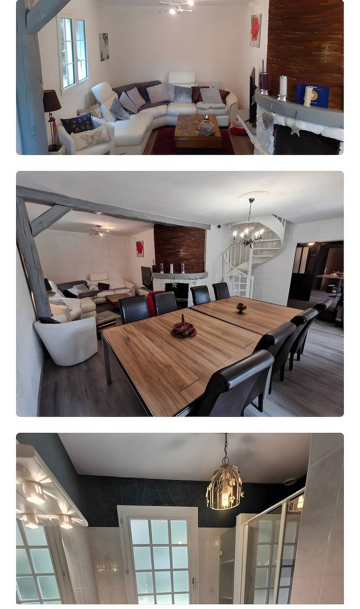 Bed and Breakfast 'Chambre Quadruple' with Shared Pool, Shared Terrace and Wi-Fi in Chitenay, Sologne