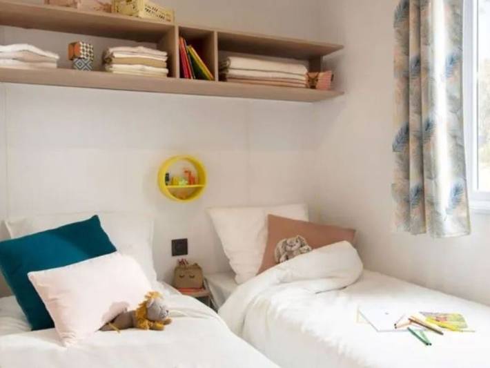 Mobil home pour 6 personnes, avec terrasse et piscine, animaux acceptés à Messanges - 4