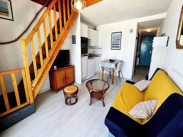 Gîte pour 4 personnes, avec balcon dans Plage Du Porigo