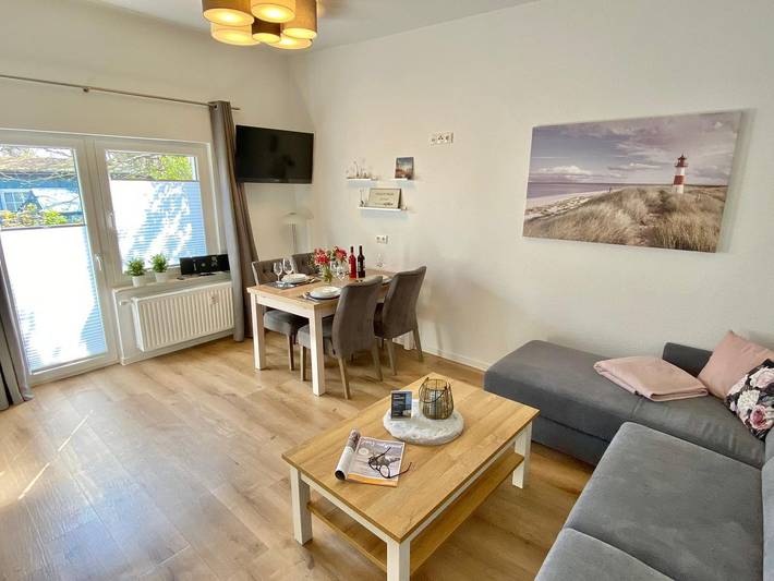 Ferienwohnung für 4 Personen, mit Terrasse und Garten auf Wangerooge