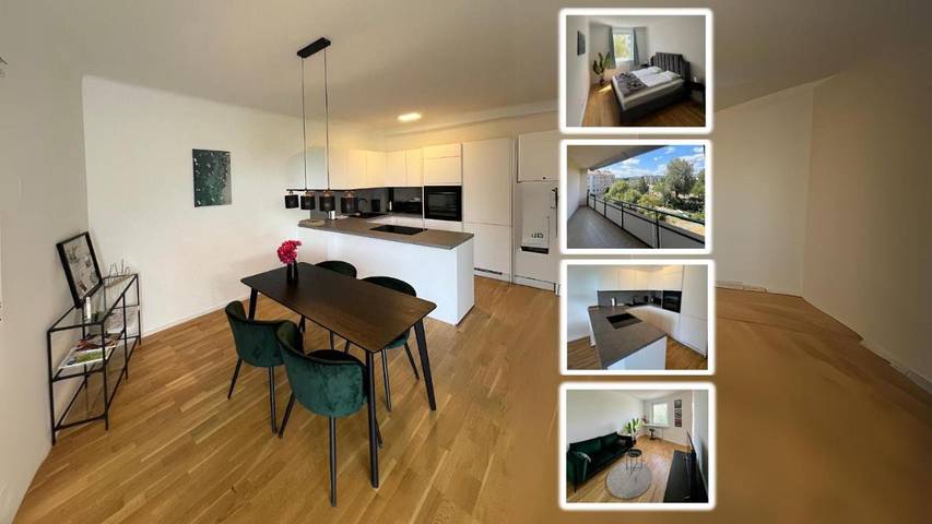 Ferienwohnung für 4 Personen, mit Terrasse und Ausblick