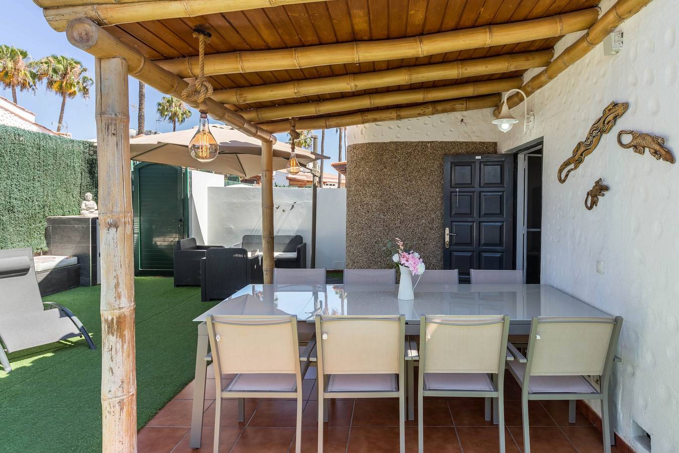 Casa de vacaciones Ca Martina Sonora Golf con piscina, jardín y Wi-Fi in Campo Internacional, San Bartolomé de Tirajana
