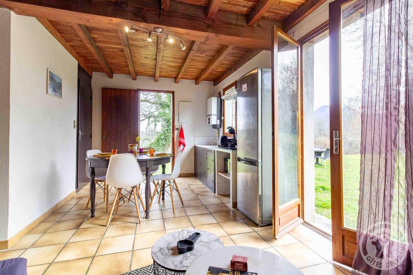 Gîte voor 3 personen met tuin in Peyrouse, Hautes-Pyreneeën