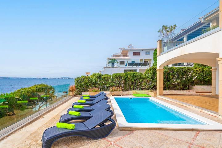 Villa Can Torrens - Villa mit privatem Pool mit Meerblick in Alcanada und Free WiFi in Alcanada, Alcúdia