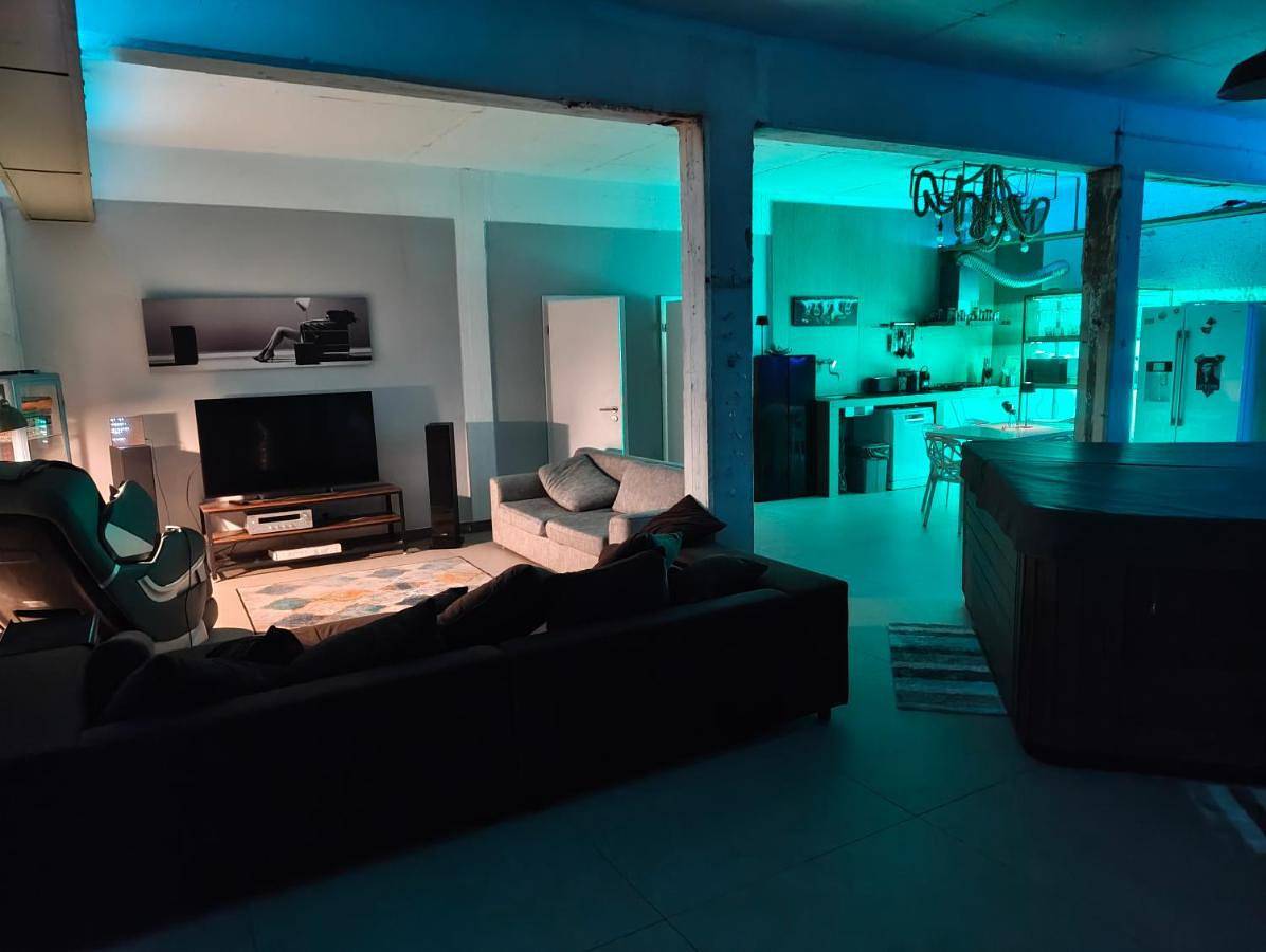 Cały apartament, Spa industrial Loft im ehemaligen Umspannwerk Schaltzentrale in Essen, Zagłębie Ruhry