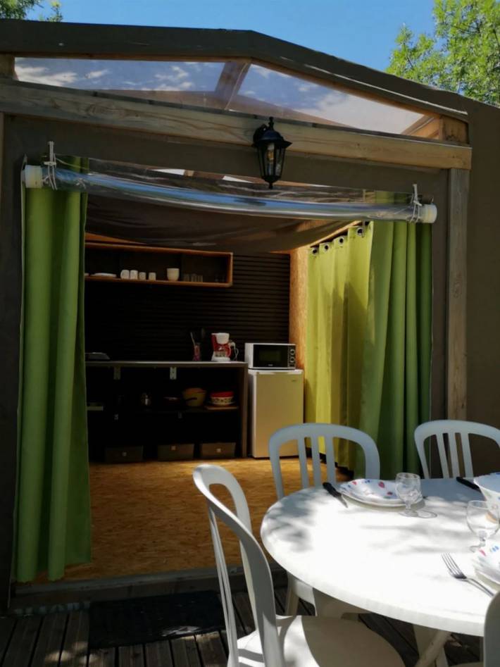 Mobil home pour 5 personnes, avec bassin pour enfant à Collias - 3