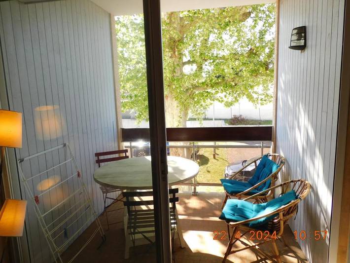 Appartement de vacances pour 2 personnes, avec Balcon ainsi que Terrasse et Vue