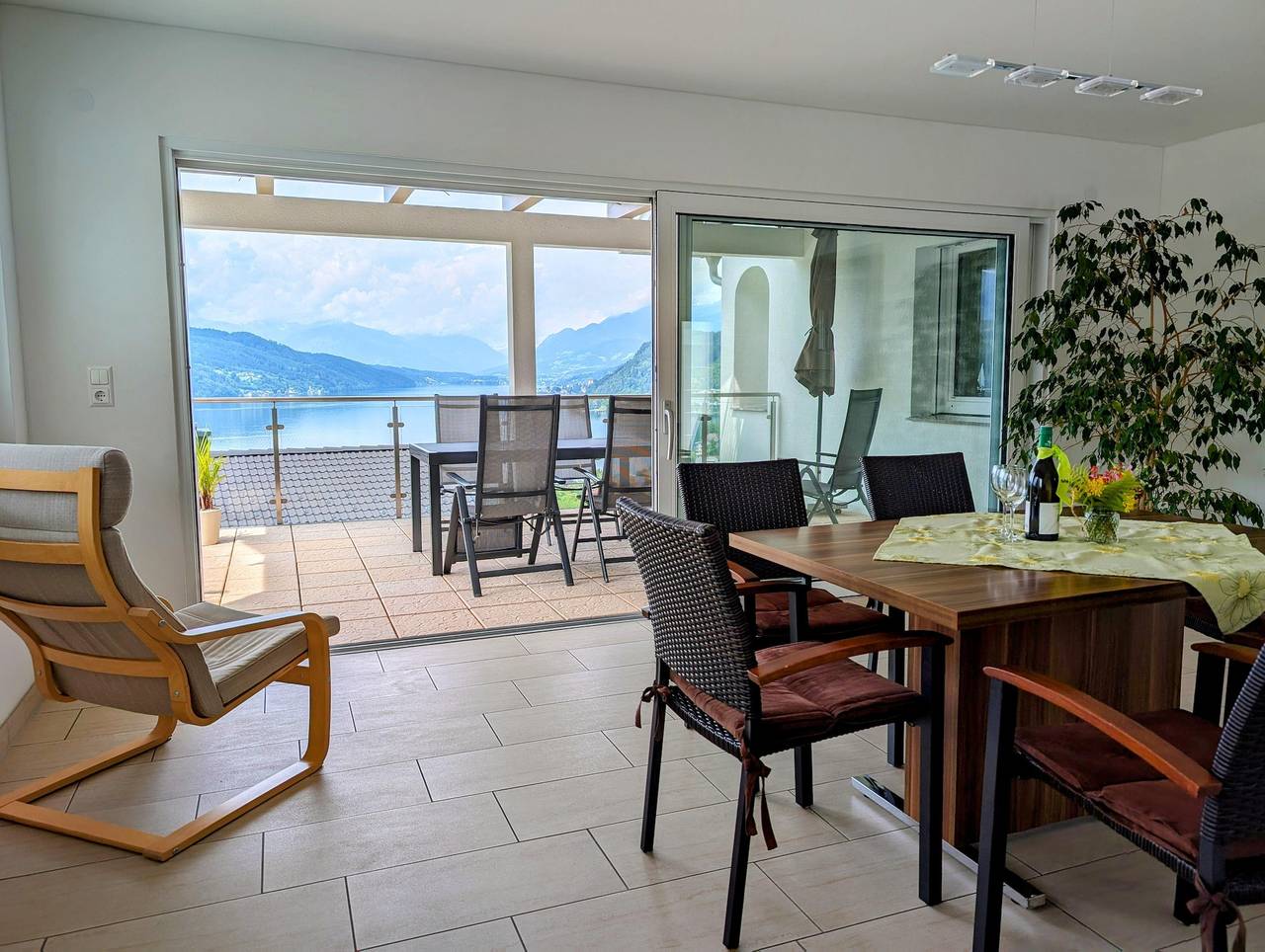Terrassenwohnung für 2-6 Personen  mit  Terrasse in Millstatt, Bezirk Spittal an der Drau