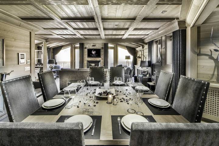 Chalet pour 10 personnes, avec sauna ainsi que terrasse et jardin à Val-d'Isère - 4