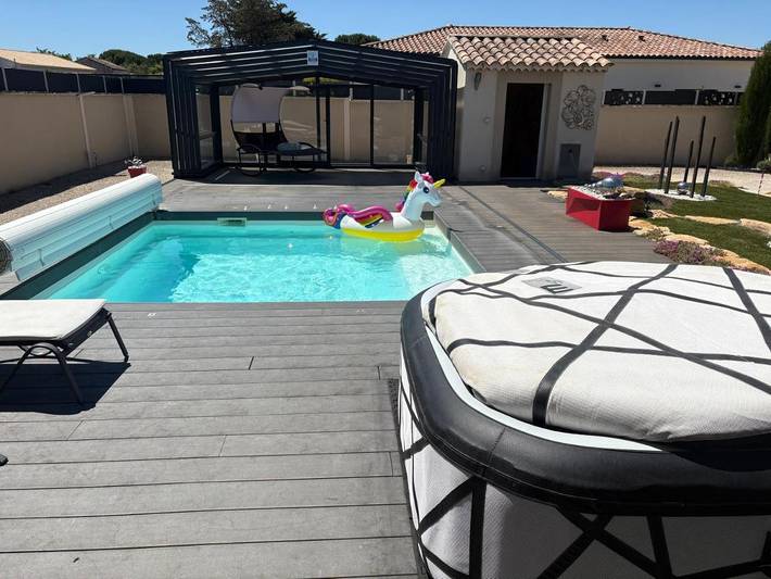 Maison de vacances pour 2 personnes, avec sauna et jardin ainsi que piscine et jacuzzi - 1