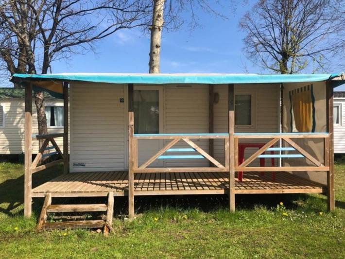 Mobil home pour 2 personnes, avec Terrasse dans Poncey-lès-Athée