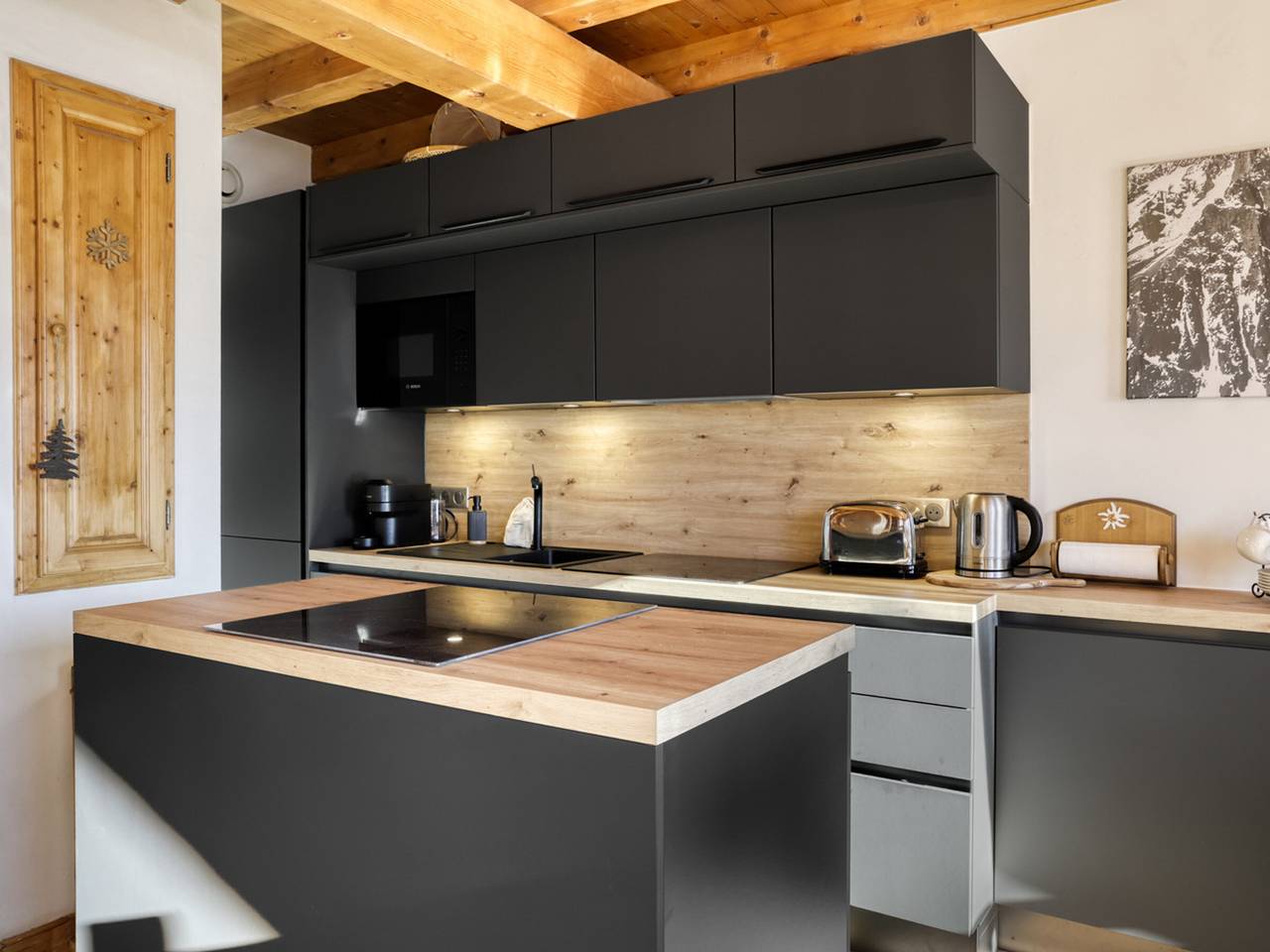 Chalet spacieux à Bisanne 1500 avec Wifi et vue spectaculaire in Villard-sur-Doron, Région d'Albertville