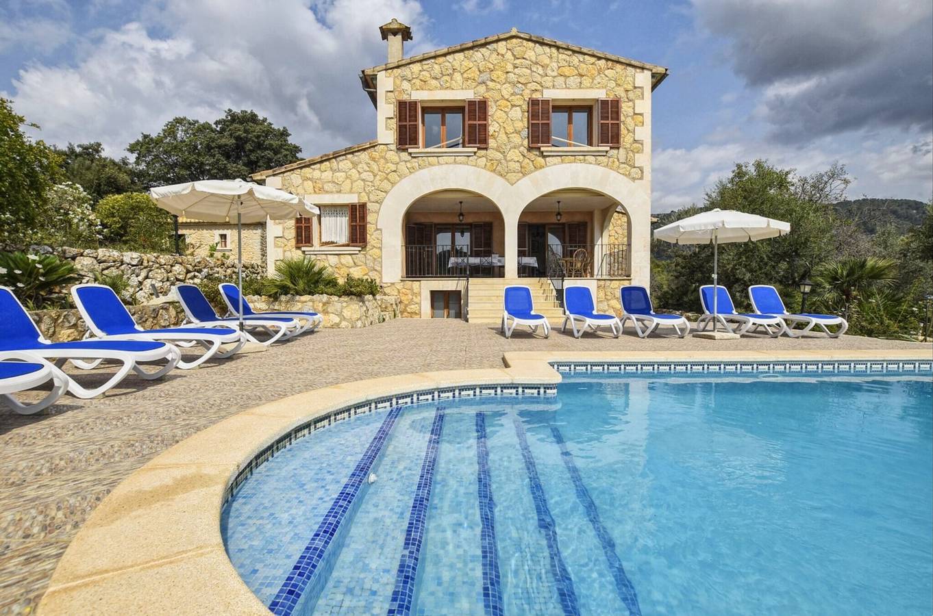 Casa de vacaciones 'Pla De Ses Rotes' con vistas a la montaña, Wi-Fi y aire acondicionado in Campanet, Interior de Mallorca