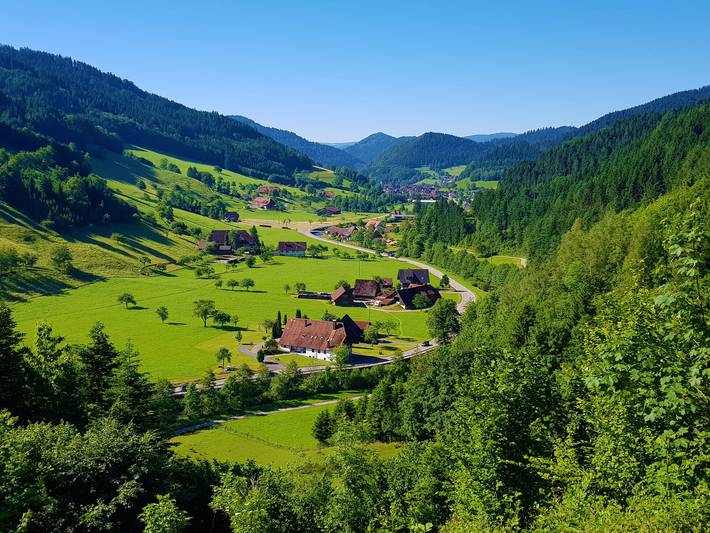 Hotel Walkenstein - Doppelzimmer "Kesselberg" mit Dusche und Wc in Walke, Oberwolfach