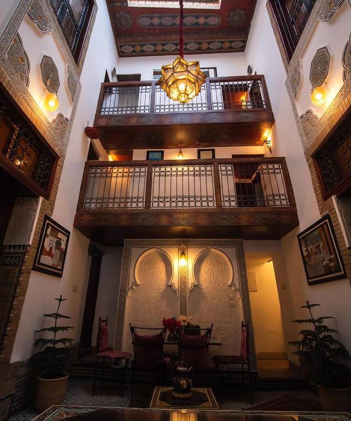 Maison d’hôte pour 4 personnes, avec terrasse à Fès